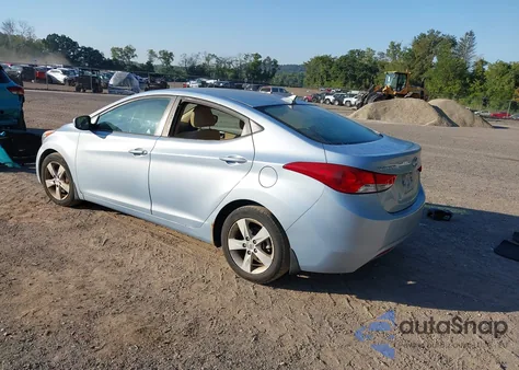 2012 Hyundai Elantra Gls (Ulsan Plant) из США, поврежденный, VIN KMHDH4AE8CU335723